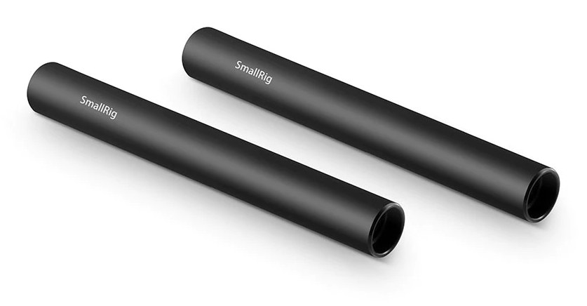 Aluminum Alloy Pair of 15mm Rods (M12-4inch)