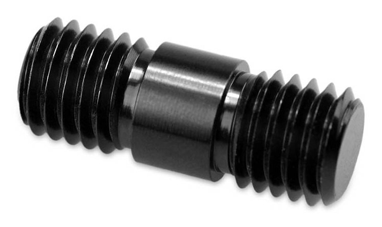 15mm with M12 Thread Black Aluminum Alloy Rods Combination