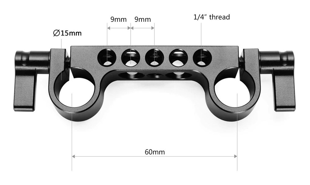 Super lightweight 15mm RailBlock 3