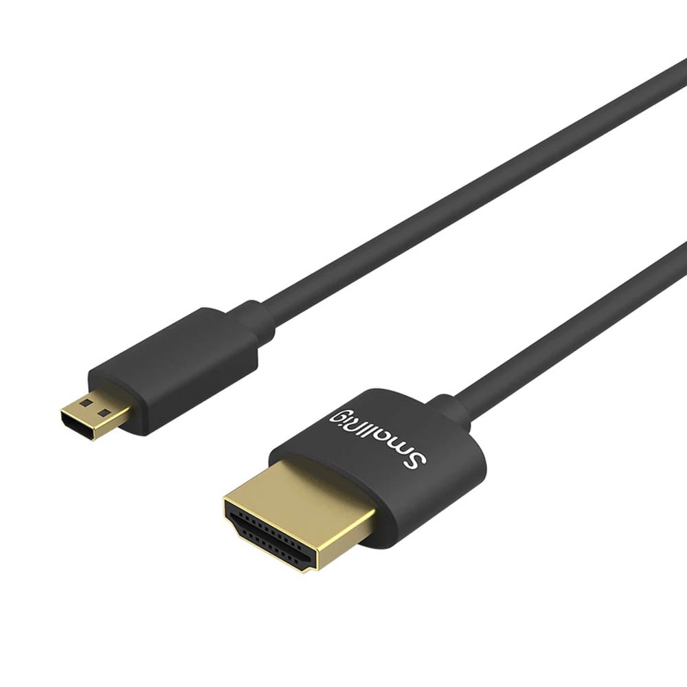ultra tenký (Ultra Slim) 4K Micro HDMI na Full HDMI kabel (D to A) 35cm