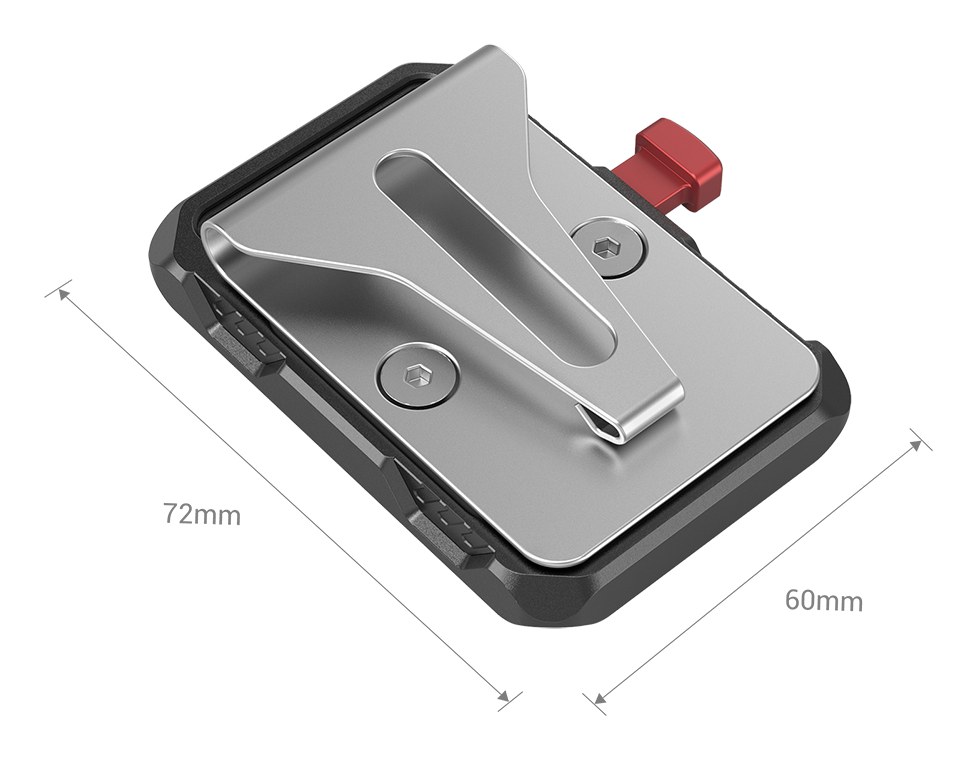 Mini V Mount Battery Plate s klipem na opasek