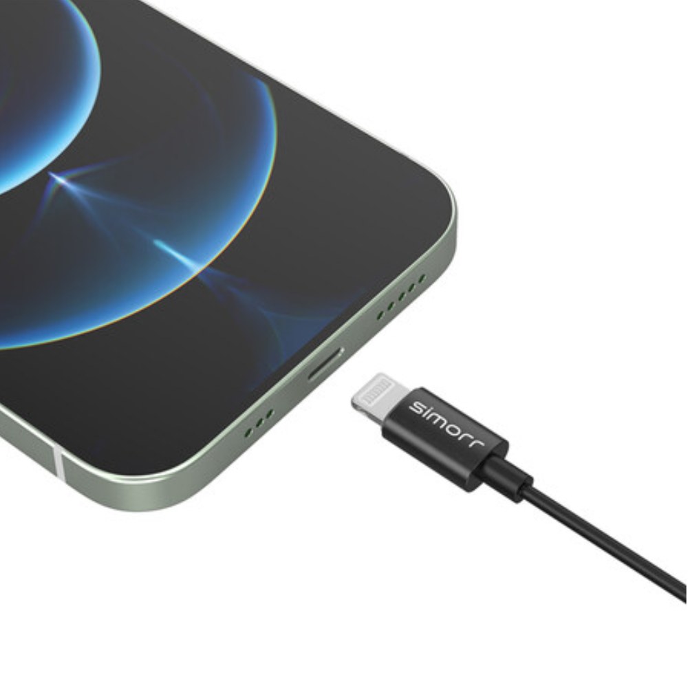 Simorr Wave L3 Lavalier mikrofon pro zařízení Lightning (černý)