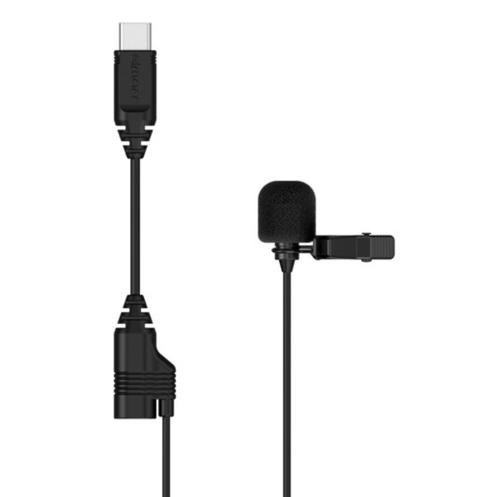 Simorr Wave L2 Lavalier mikrofon pro zařízení USB typu C (černý)