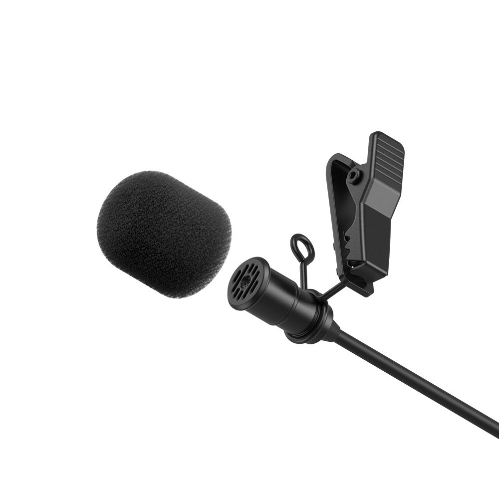 Simorr Wave L2 Lavalier mikrofon pro zařízení USB typu C (černý)