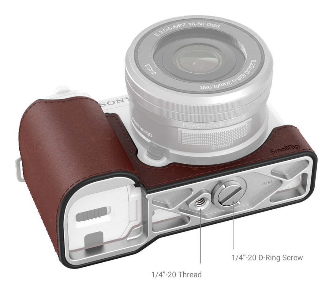 Leather Half Case for Sony ZV-E10
