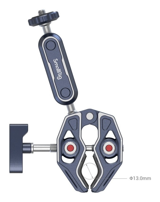 Crab-Shaped Clamp with Ballhead Magic Arm