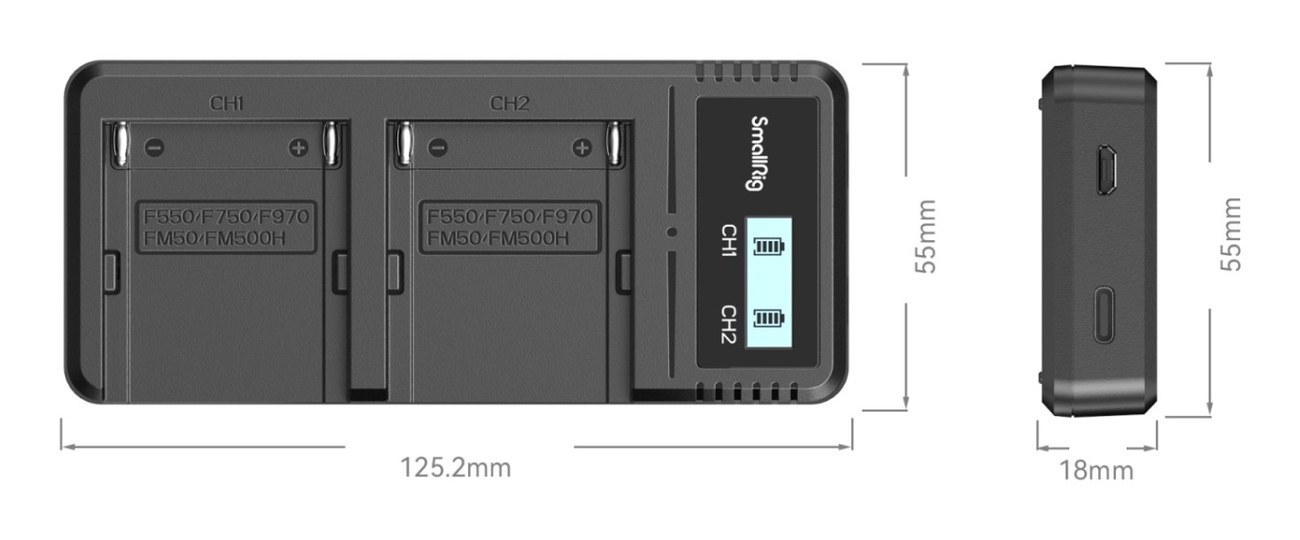Nabíječka baterií Sony NP-F970 pro fotoaparáty a kamery
