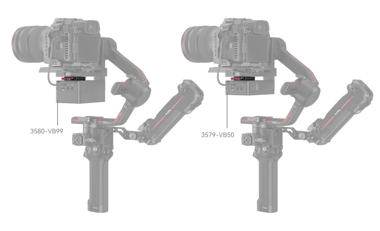 Power Supply Mount Plate for DJI RS Stabilizers