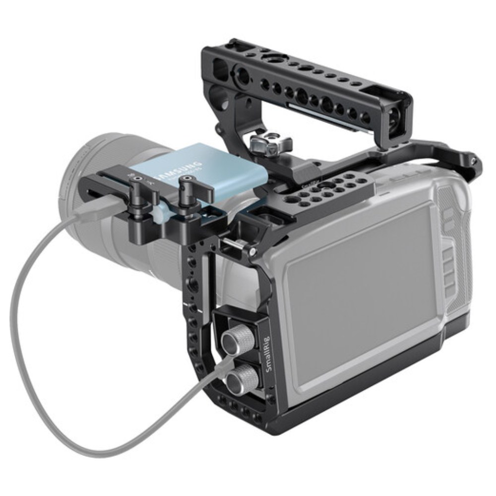 3130 Full Cage & NATO Top Handle Kit pro Blackmagic Pocket Cinema Camera 6K/4K