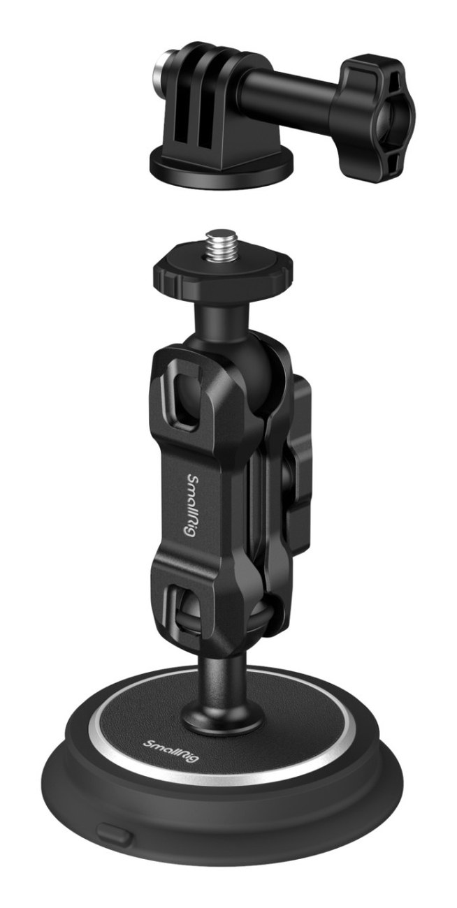 Magic Arm Magnetic Suction Cup Mounting Support Kit for Action Cameras
