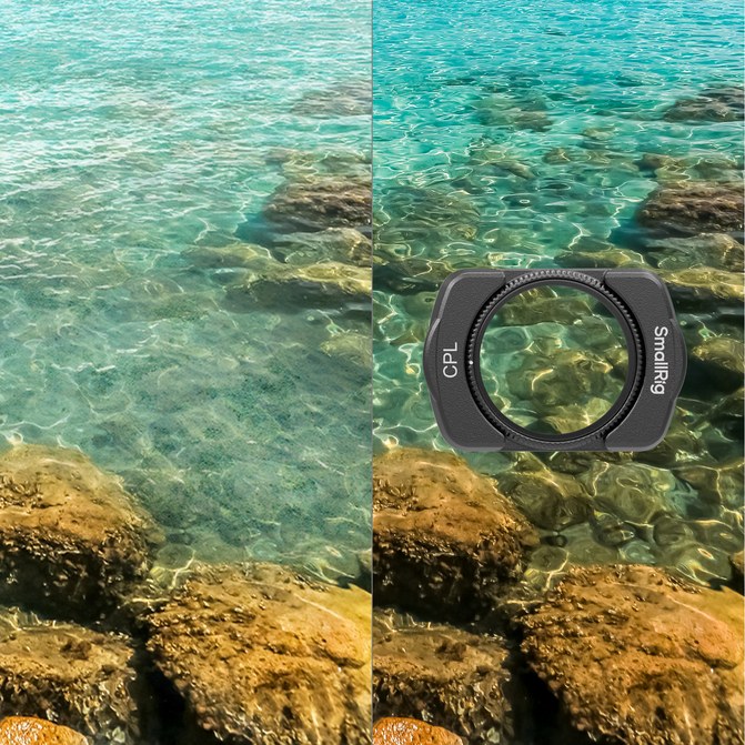 Black / White Mist Filter & CPL Filter Set for DJI Osmo Pocket 3
