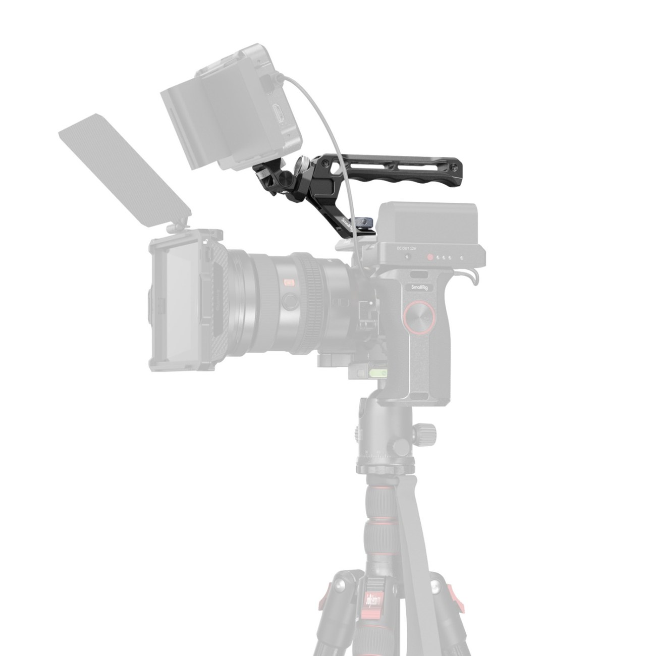 Top Handle with Monitor Support Kit (Compatible with ARRI 3/8''-16 Screw)