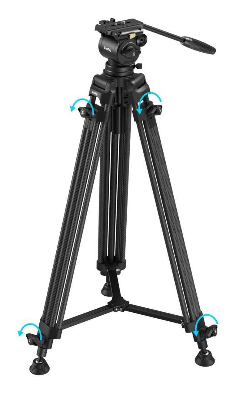 AD14 Heavy-Duty Carbon Fiber Tripod