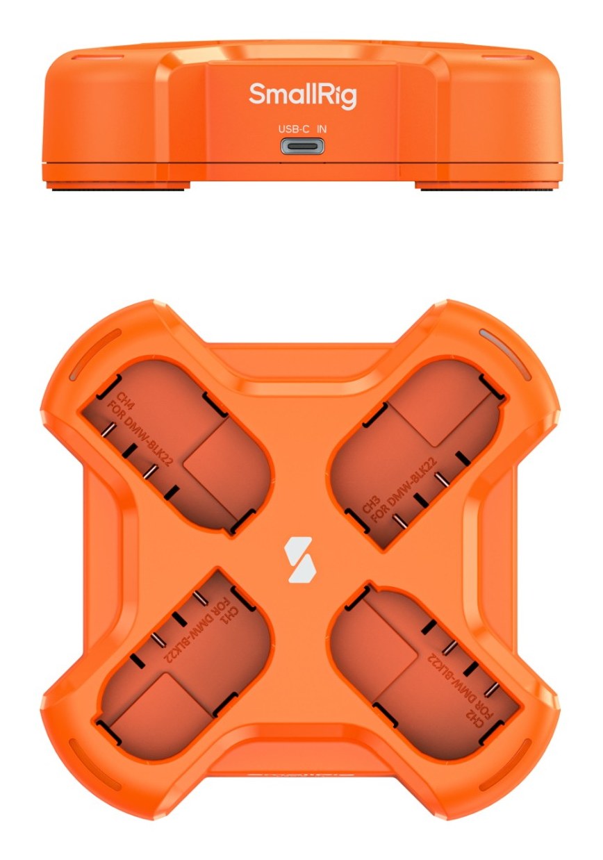 Four-Channel Camera Battery Charger for DMW-BLK22