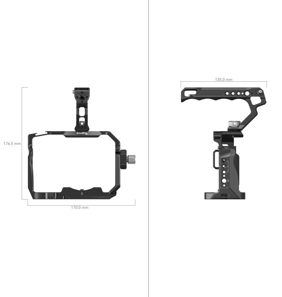 Basic Cage Kit for Sony Alpha 7R V / Alpha 7 IV / Alpha 7S III