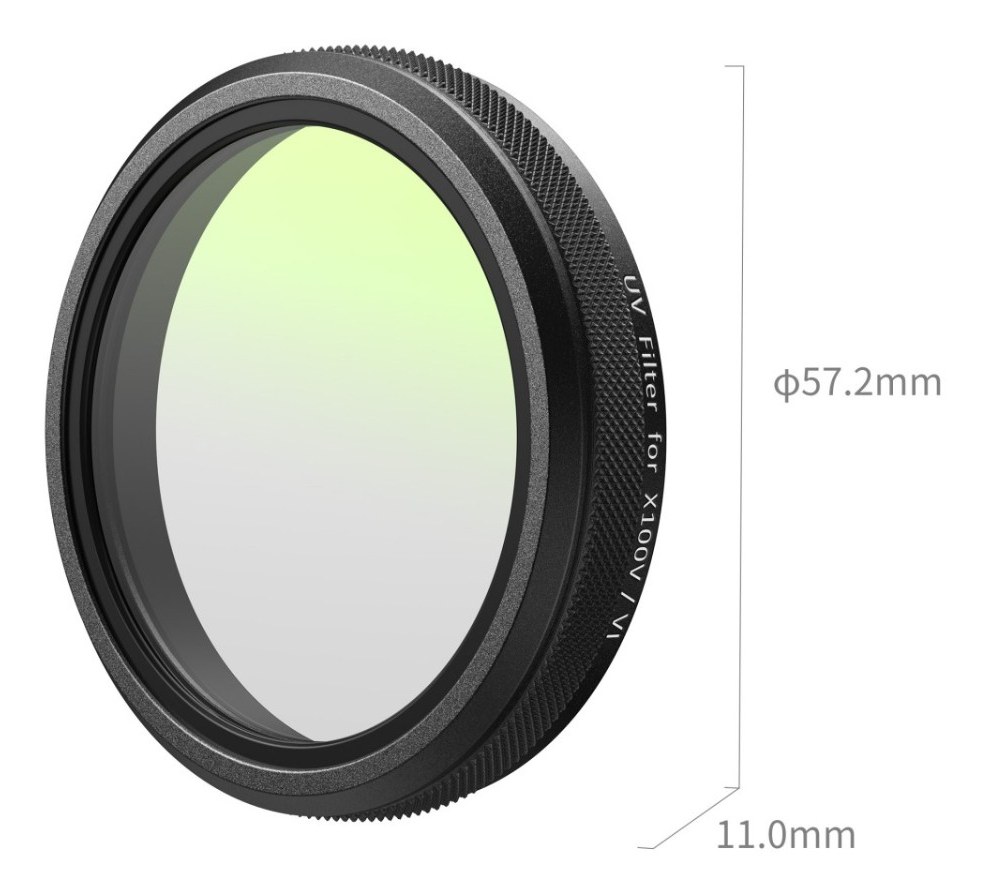UV Filter for FUJIFILM X100VI / X100V (Black)