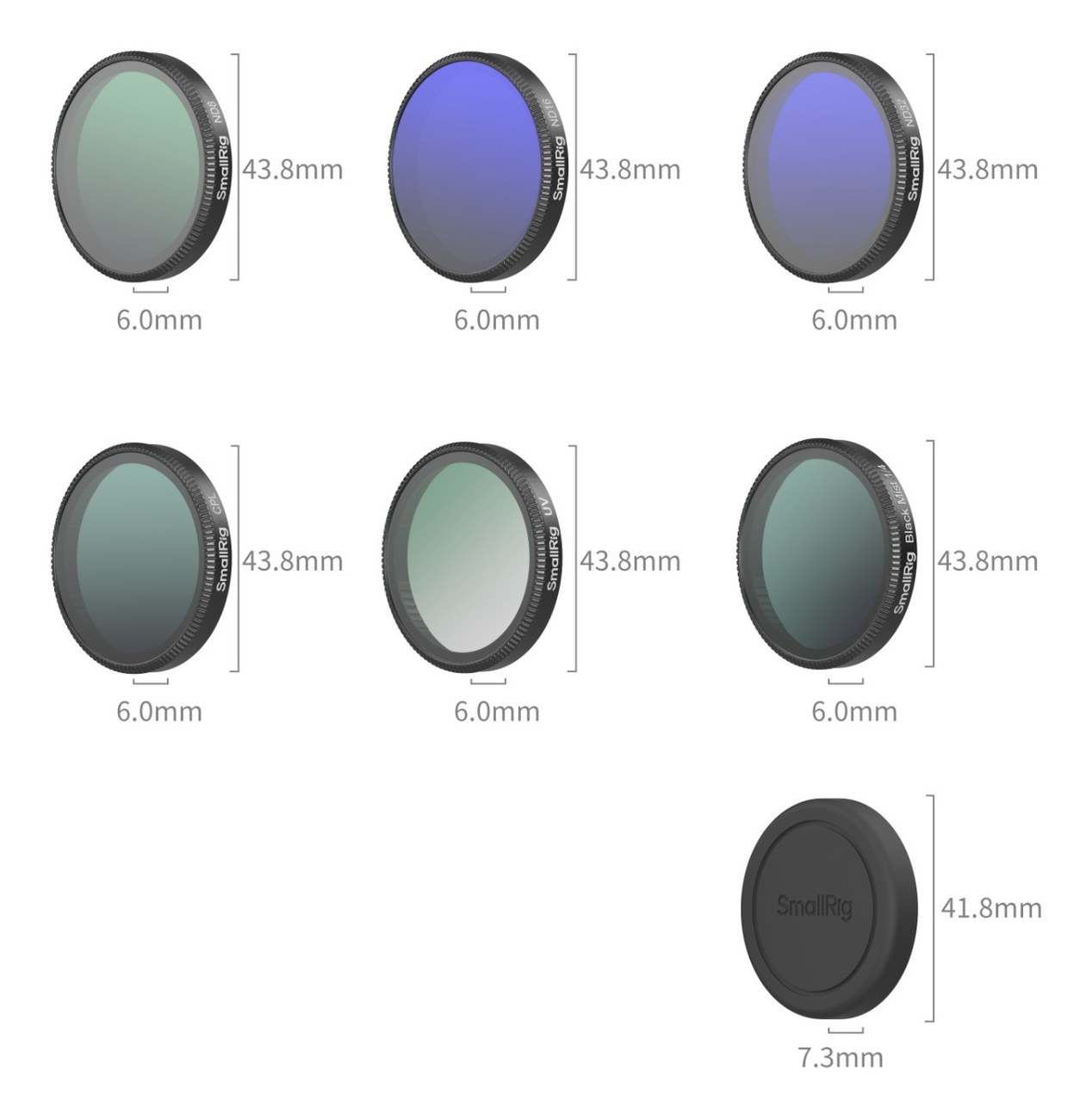 Filter Kit for DJI Osmo Action 6