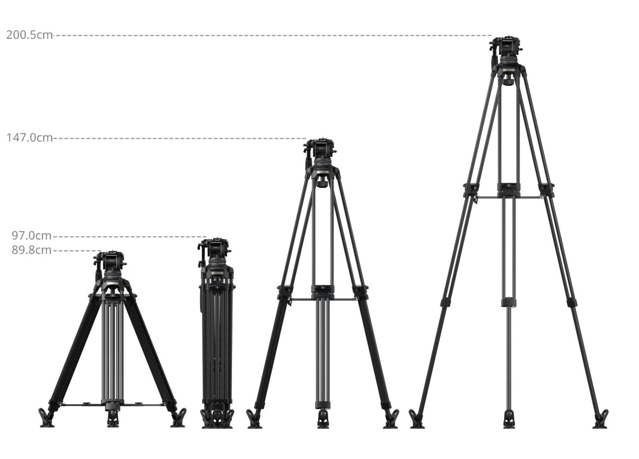 FSD18 FreeSpeed Heavy-Duty Carbon Fiber Tripod