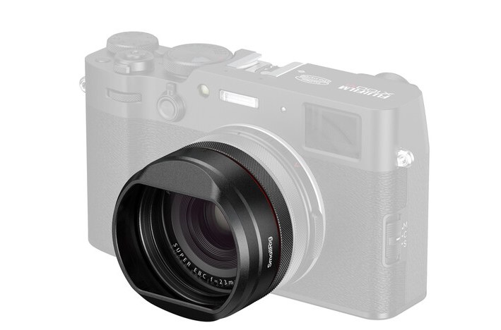 UV Filter with Lens Hood Kit for FUJIFILM X100VI / X100V (Black)