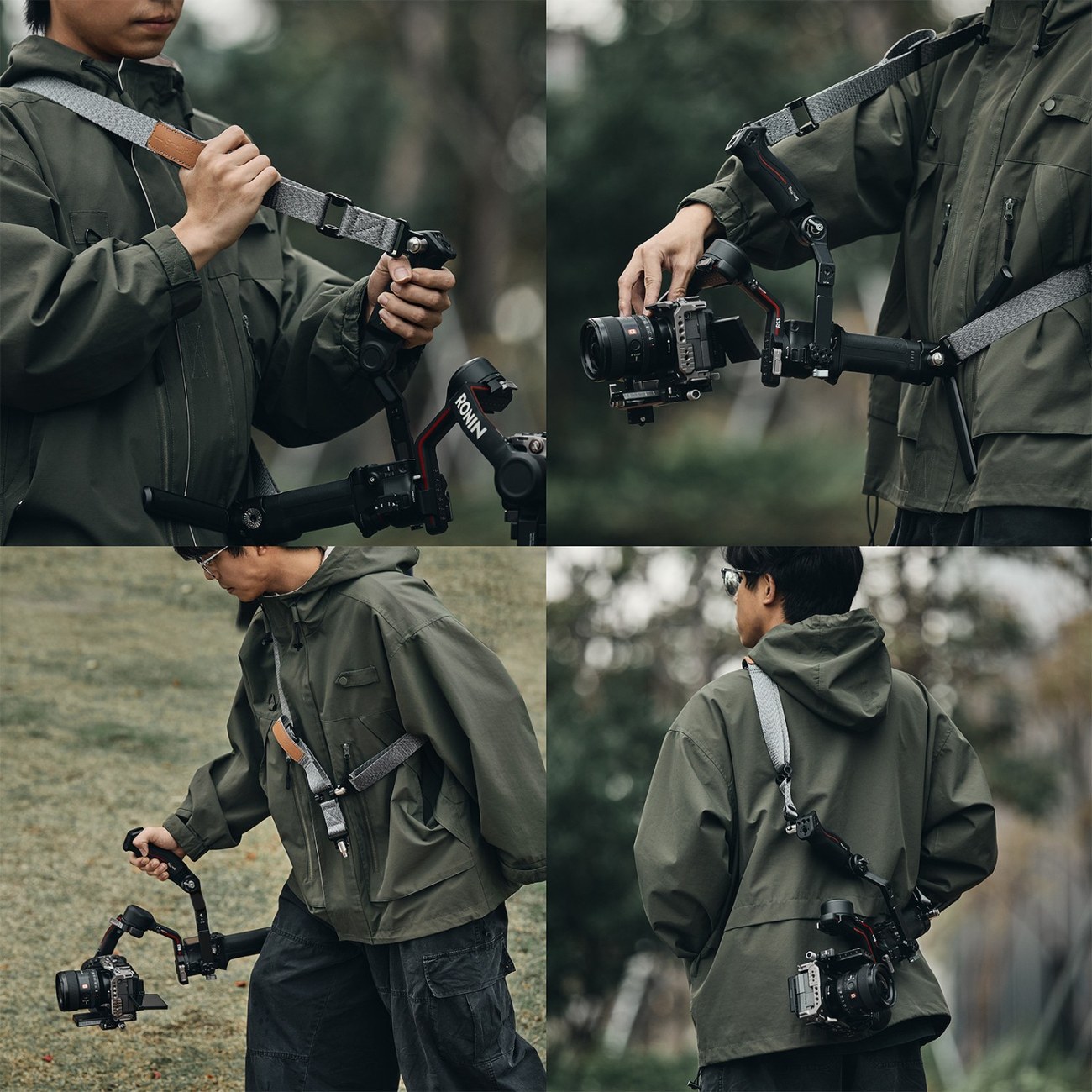 Weight-Reducing Sling Handgrip Kit for DJI RS 4 / RS 4 Pro / RS 3 / RS 3 Pro / RS 2