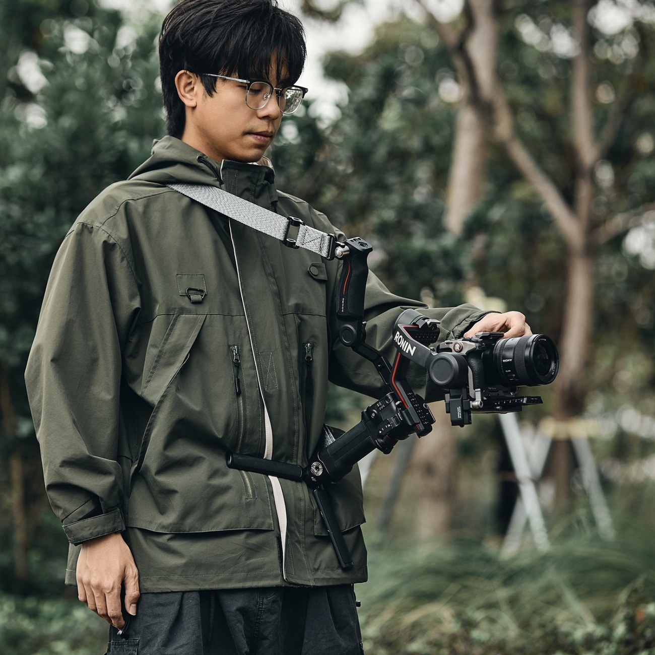 Weight-Reducing Shoulder Strap for DJI RS 4 / RS 4 Pro / RS 3 / RS 3 Pro / RS 2