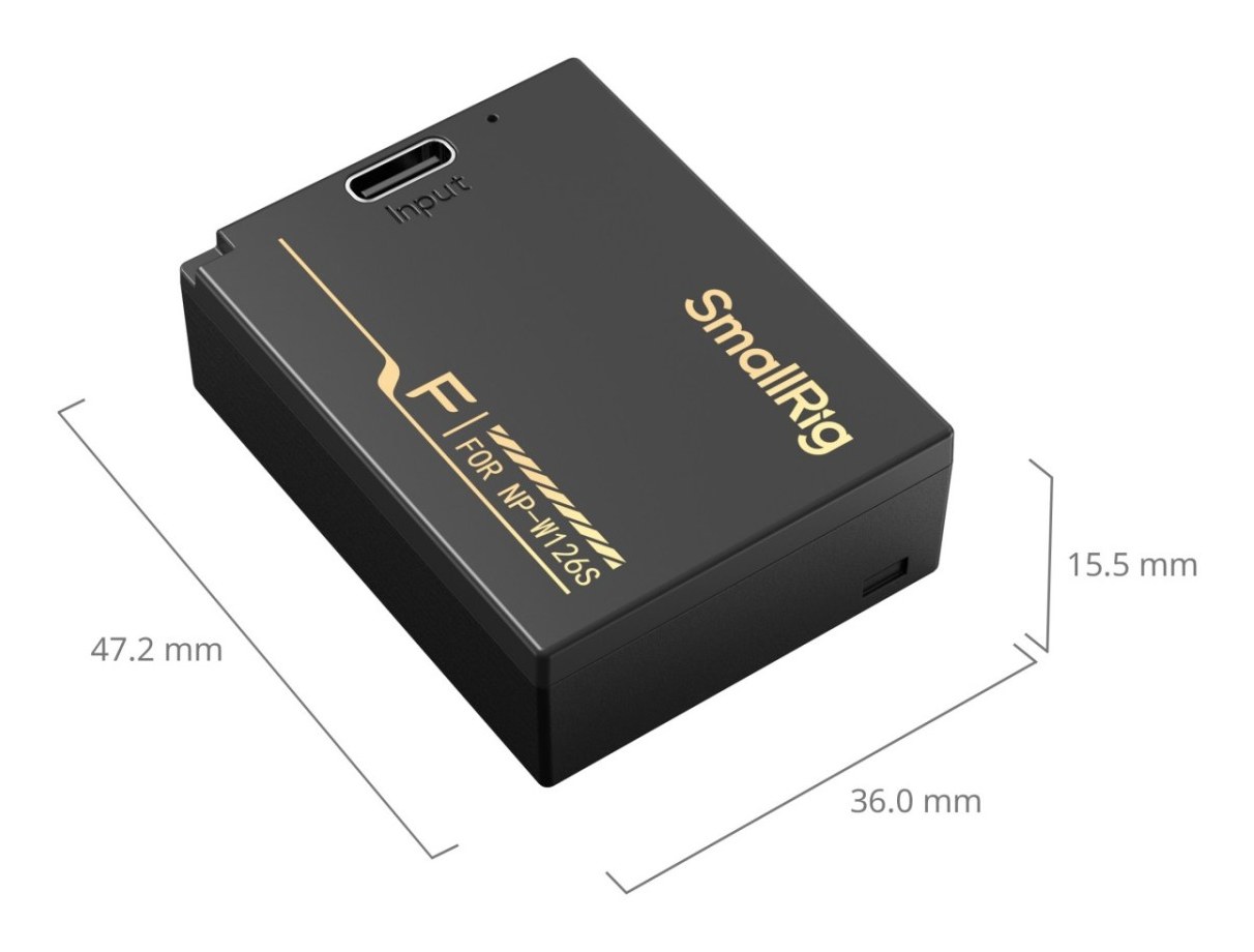 Camera Battery with USB-C Charging for FUJIFILM NP-W126S