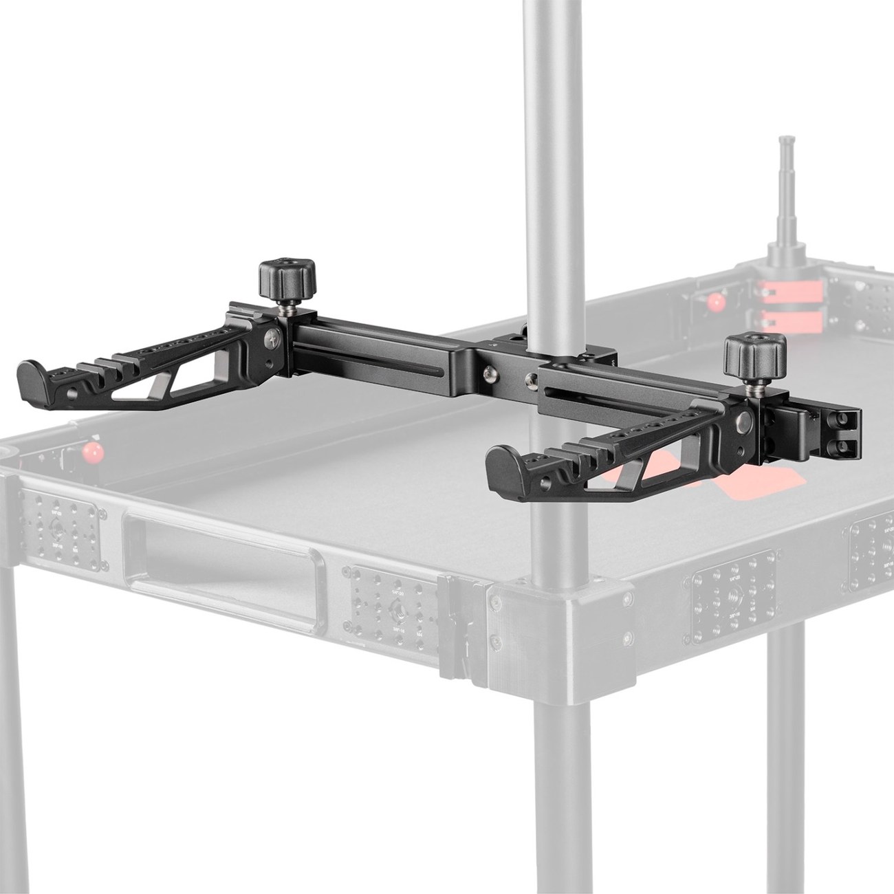 Dual Tripod Support for Camera Cart