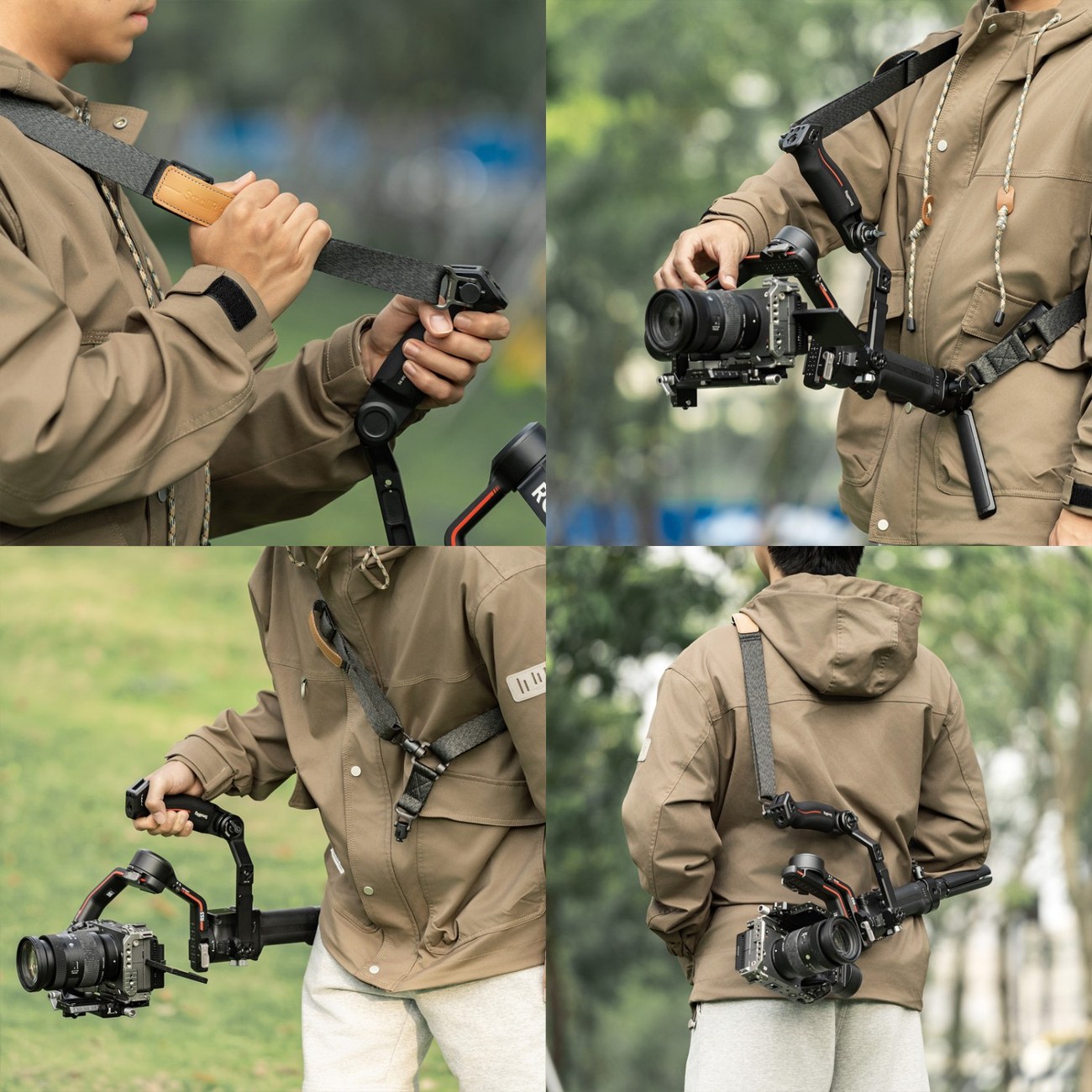 Shoulder Strap for DJI Stabilizers (Black)