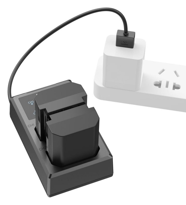 SmallRig NP-FZ100 Camera Battery and Charger Kit 3824B – Z USB adaptéru nebo autonabíječky