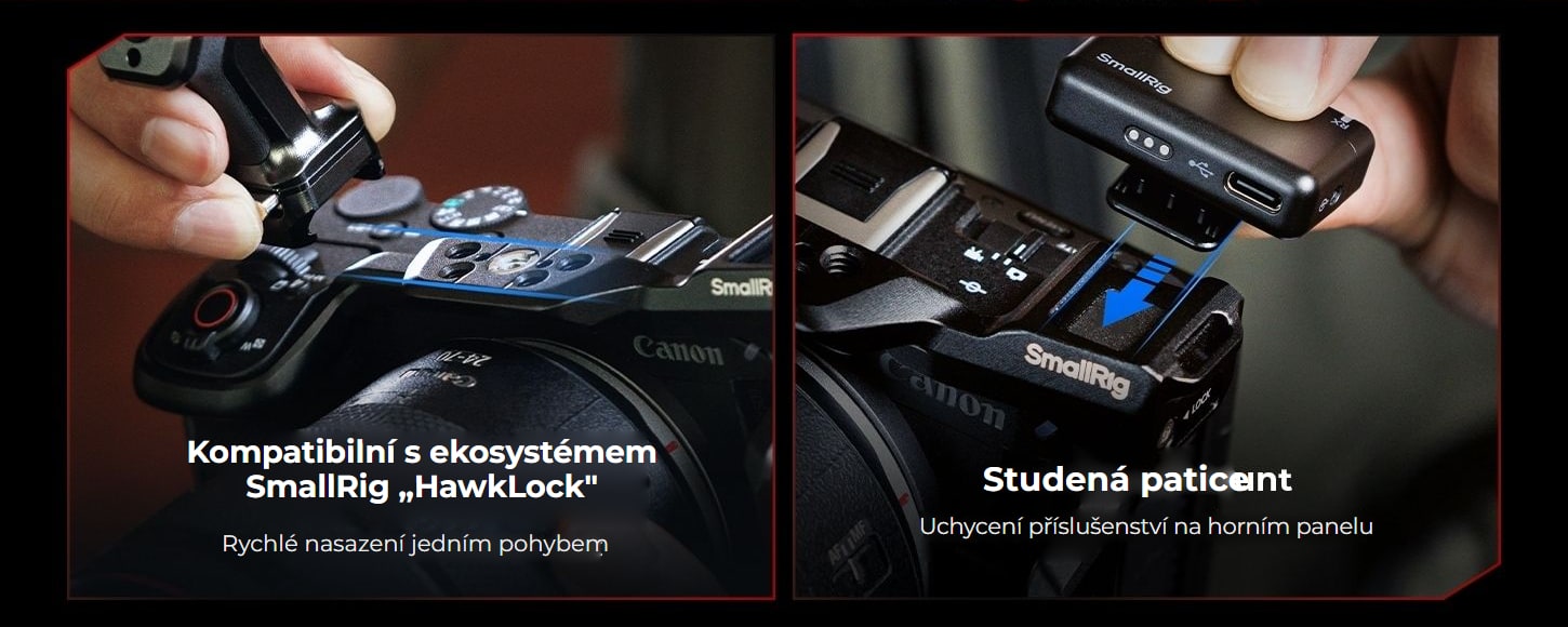 SmallRig klec a sady pro Canon EOS R6 V – infografika 4