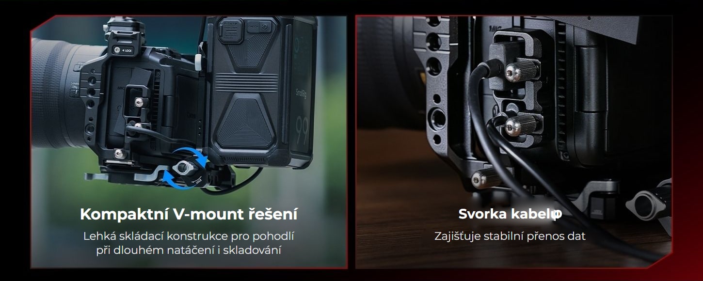 SmallRig klec a sady pro Canon EOS R6 V – infografika 8