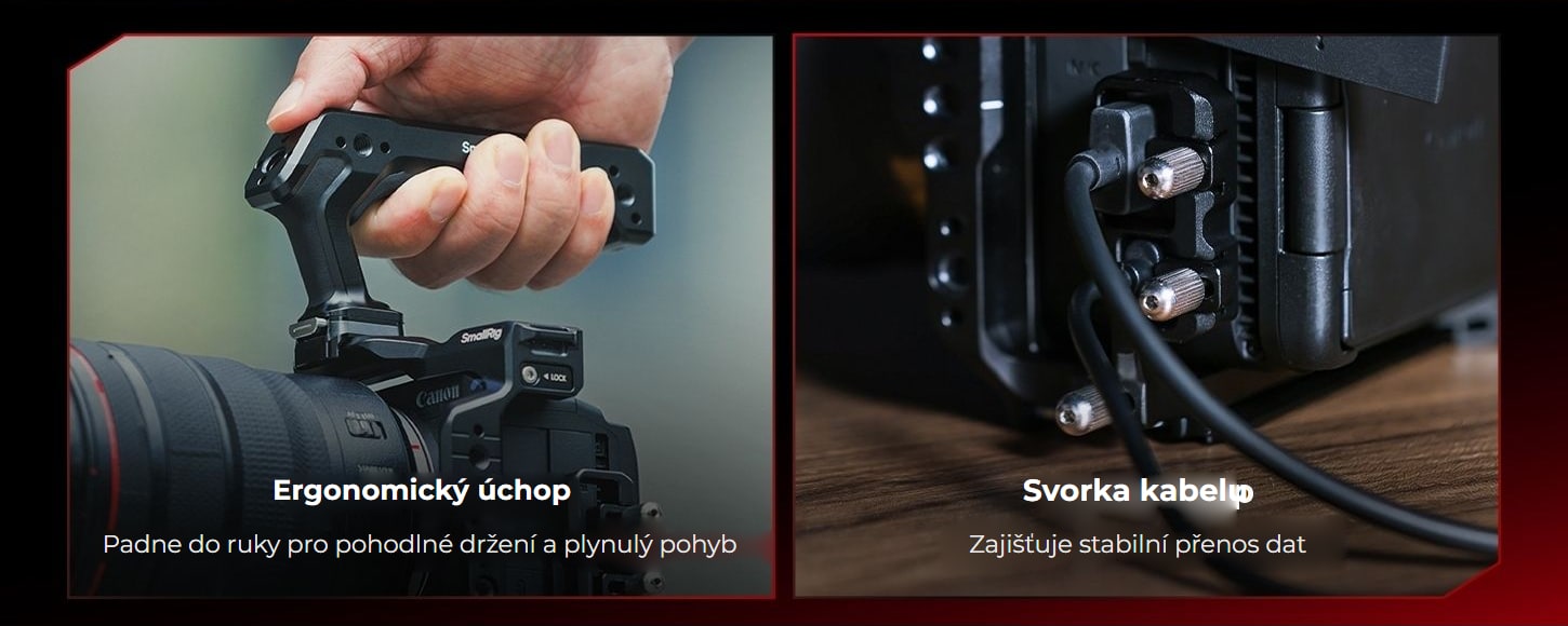 SmallRig klec a sady pro Canon EOS R6 V – infografika 10