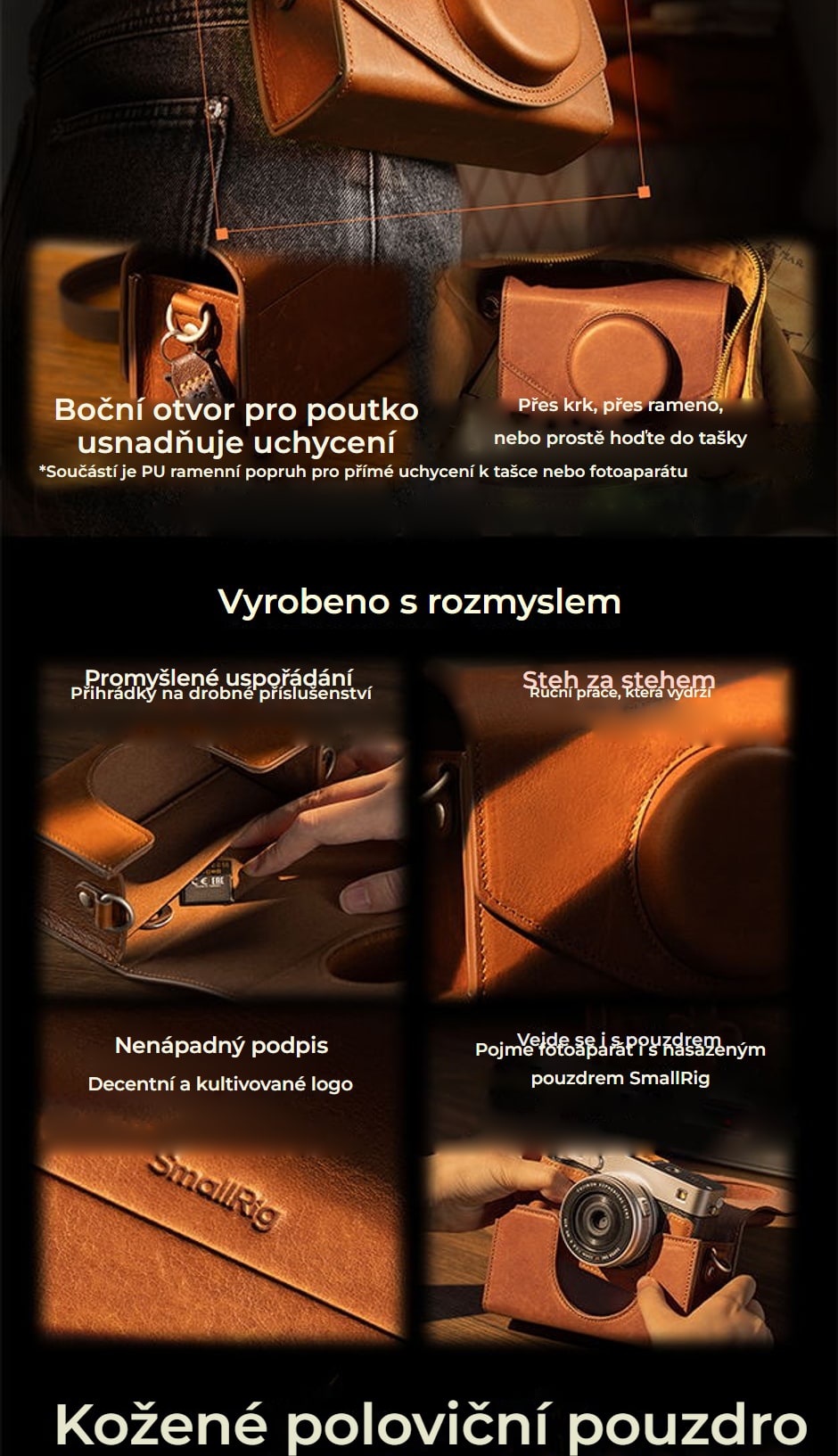 SmallRig sada příslušenství pro Fujifilm X-E5 – infografika 03