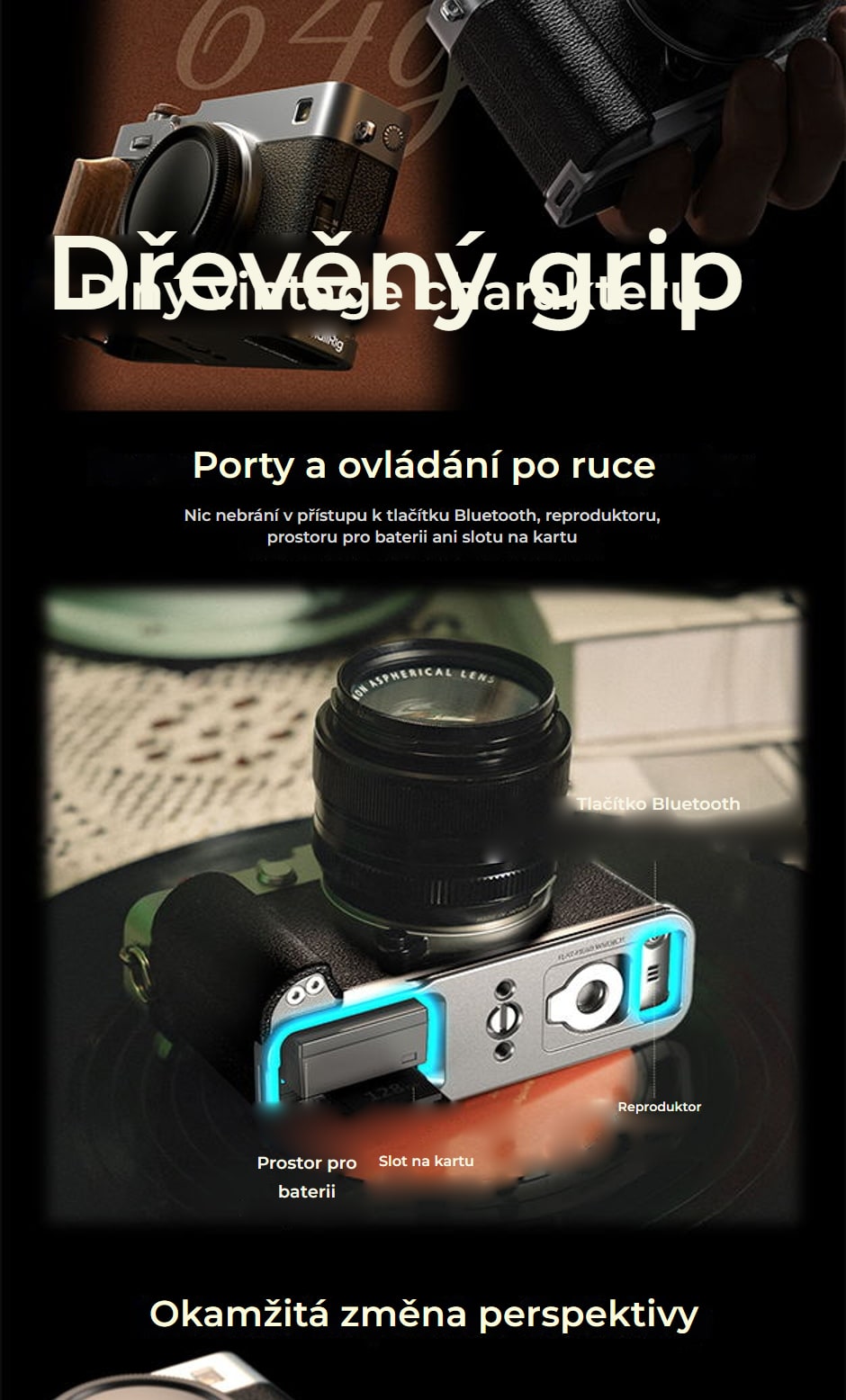 SmallRig sada příslušenství pro Fujifilm X-E5 – infografika 06