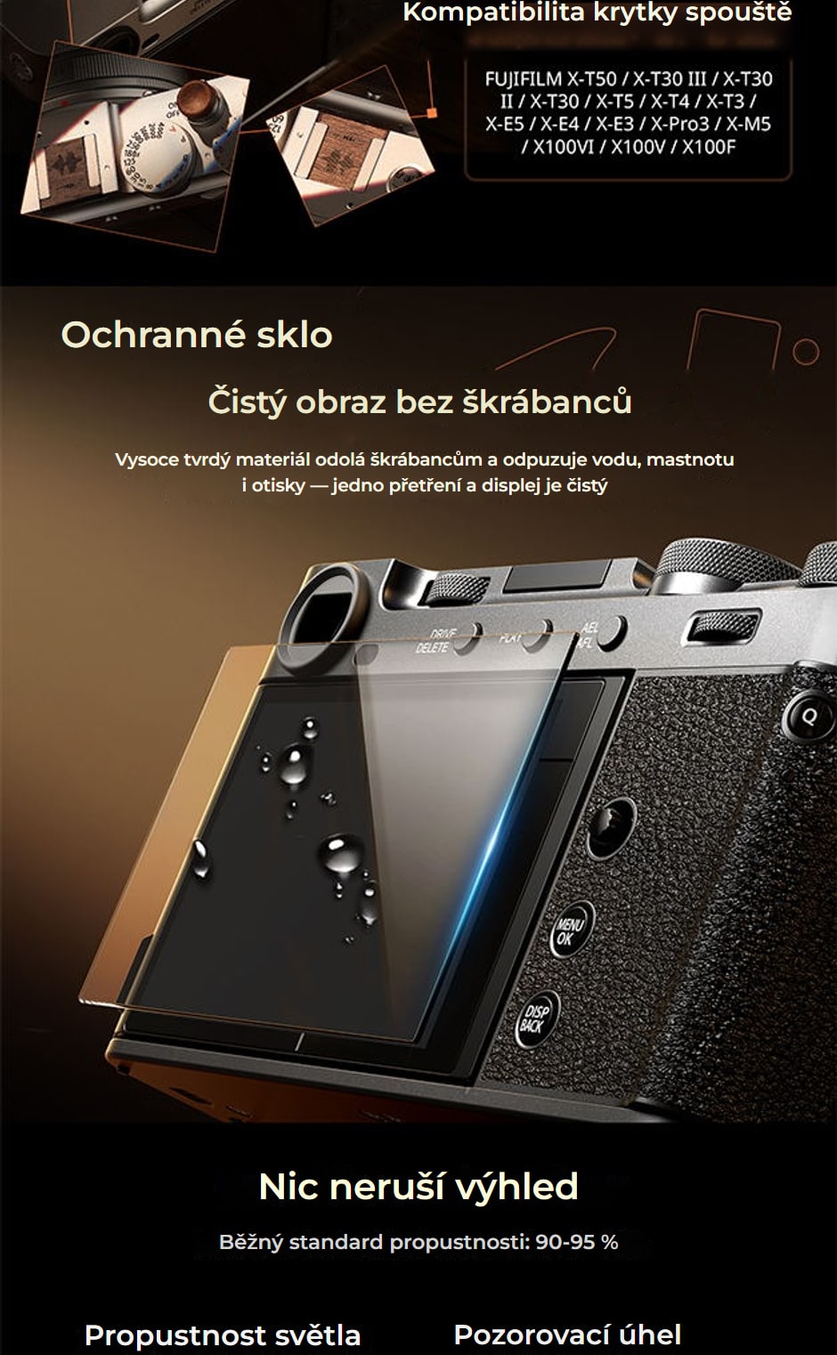 SmallRig sada příslušenství pro Fujifilm X-E5 – infografika 09