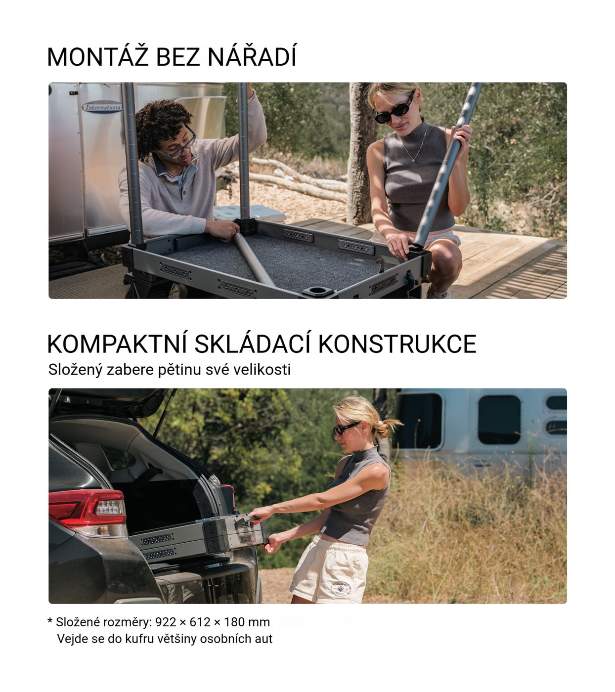 Bez nářadí postavíte, do kufru složíte