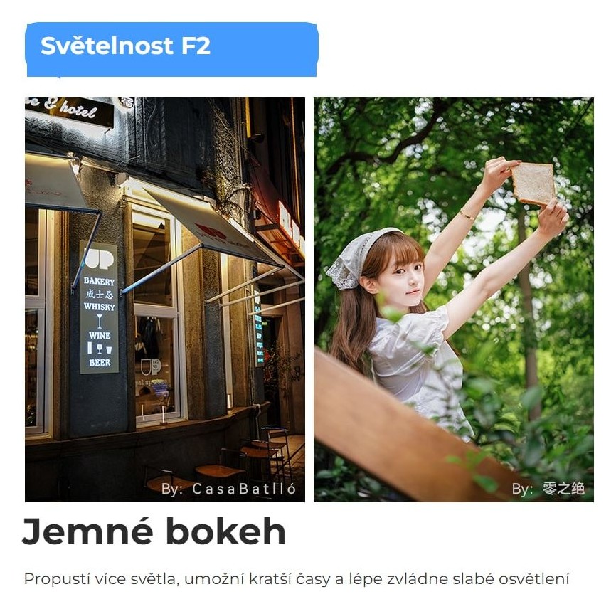 TTArtisan AF 40mm F2 – Světelnost F2