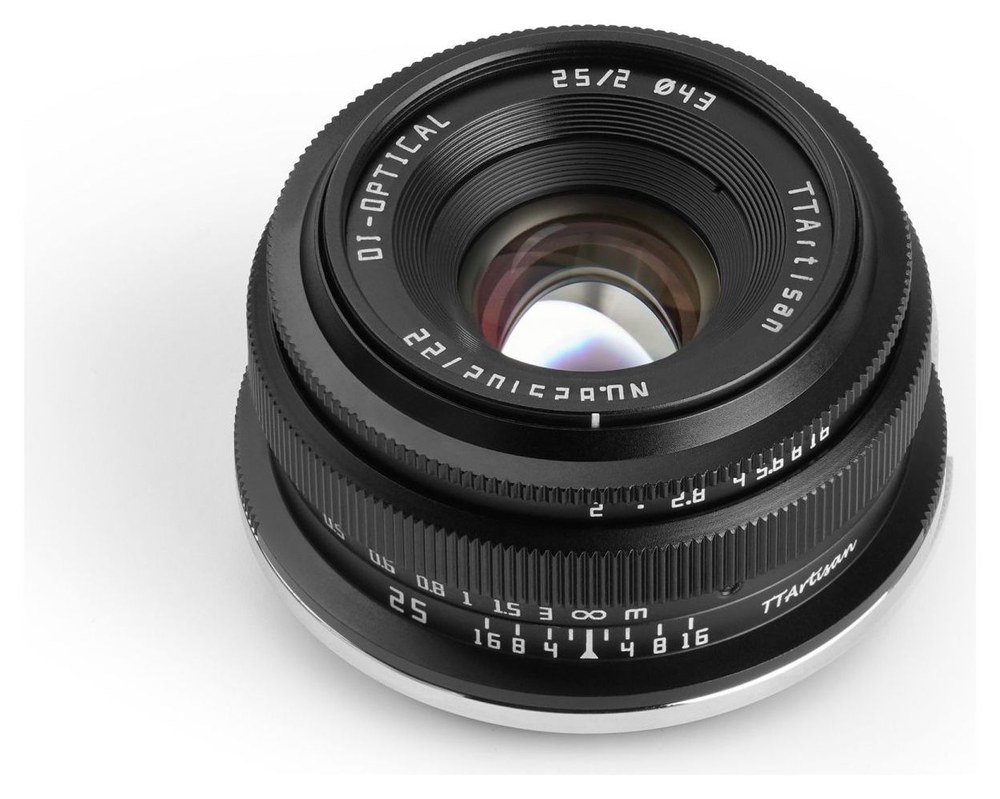 TTArtisan APS-C 25mm F2 – Ruční ostření od 0,25 m