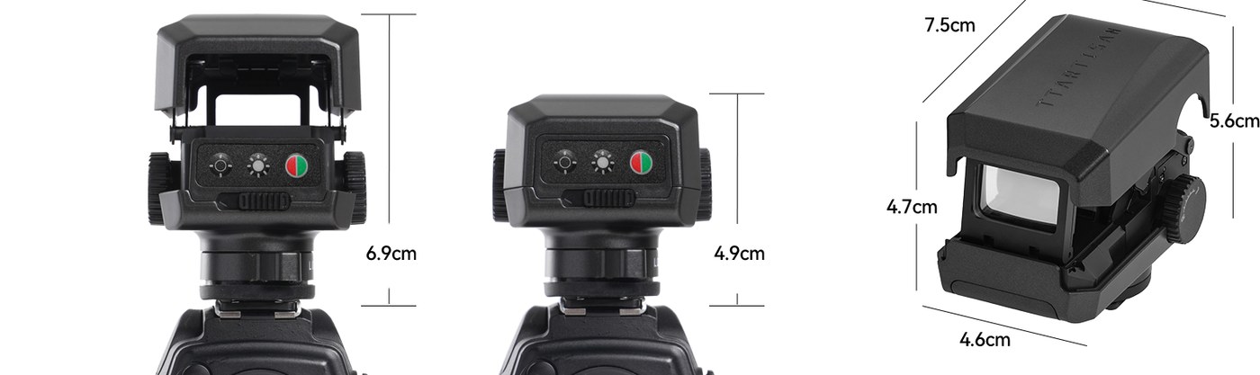 TTArtisan Dot Sight – Rozměry