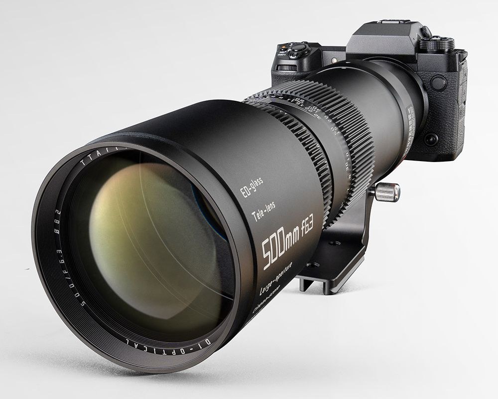 TTArtisan 500mm F6.3 – Závit pro filtry 82 mm