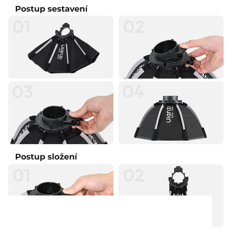 Ulanzi FOLD QS30 – Postup sestavení a složení