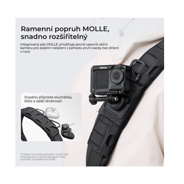 Ulanzi CB01 Camera Gimbal Holster – MOLLE, vesty a opasky