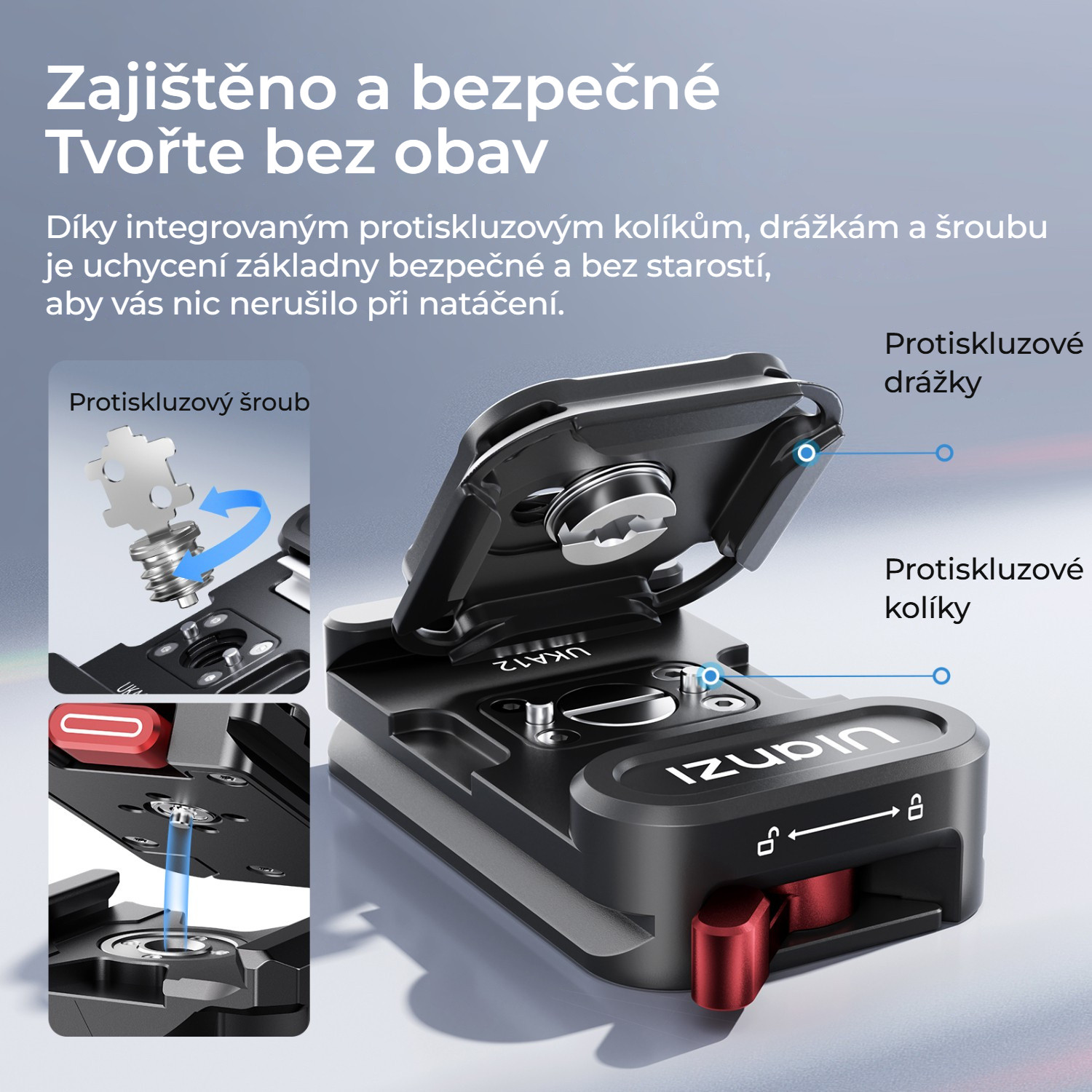 Ulanzi UKA12 UKA Pro rychloupínací sada – Protiskluzová ochrana