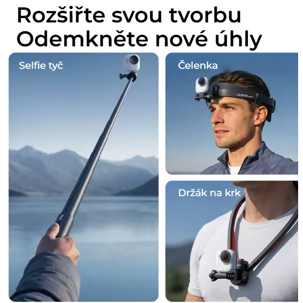 Ulanzi IN08 Magnetic Adapter for GO Ultra – Pro různé držáky
