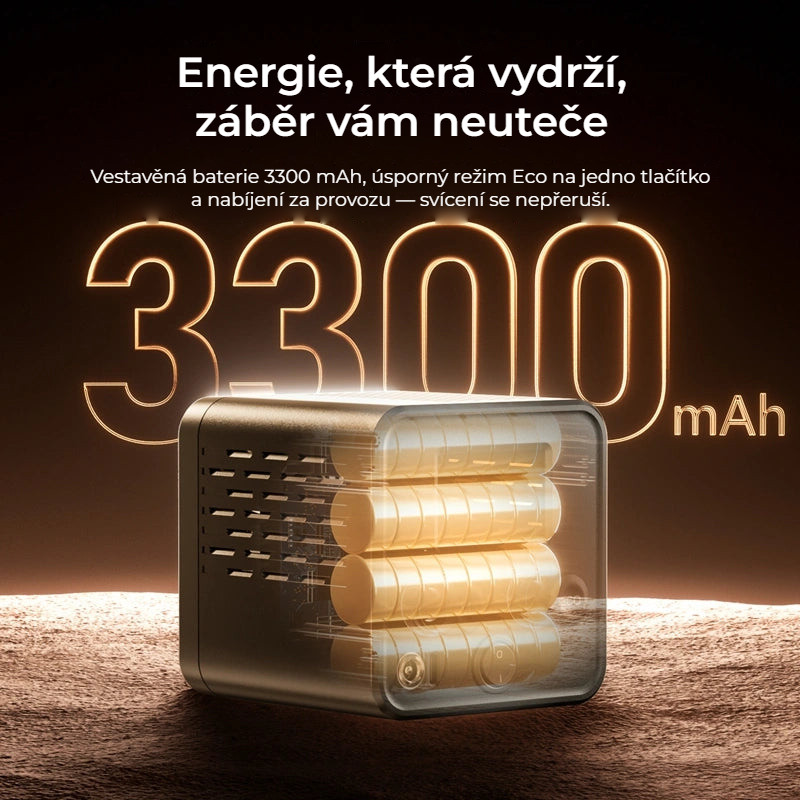 Ulanzi C60RGB COB LED světlo – Energie, která vydrží