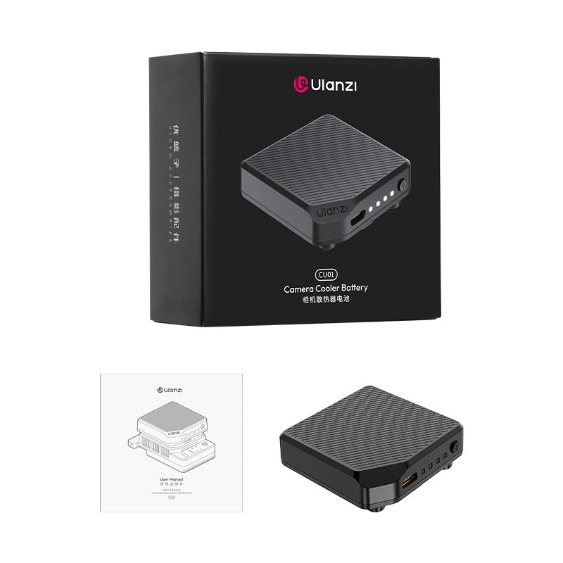 Ulanzi CU01 Camera Cooler Battery – Nabíjení přes USB-C