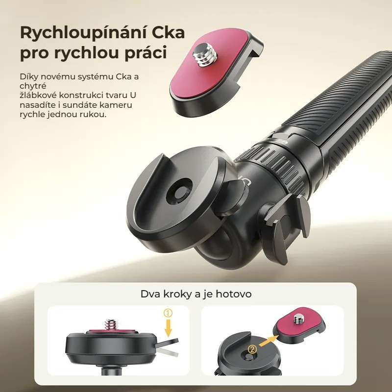 Ulanzi MT90 Cka – Rychloupínání Cka jednou rukou
