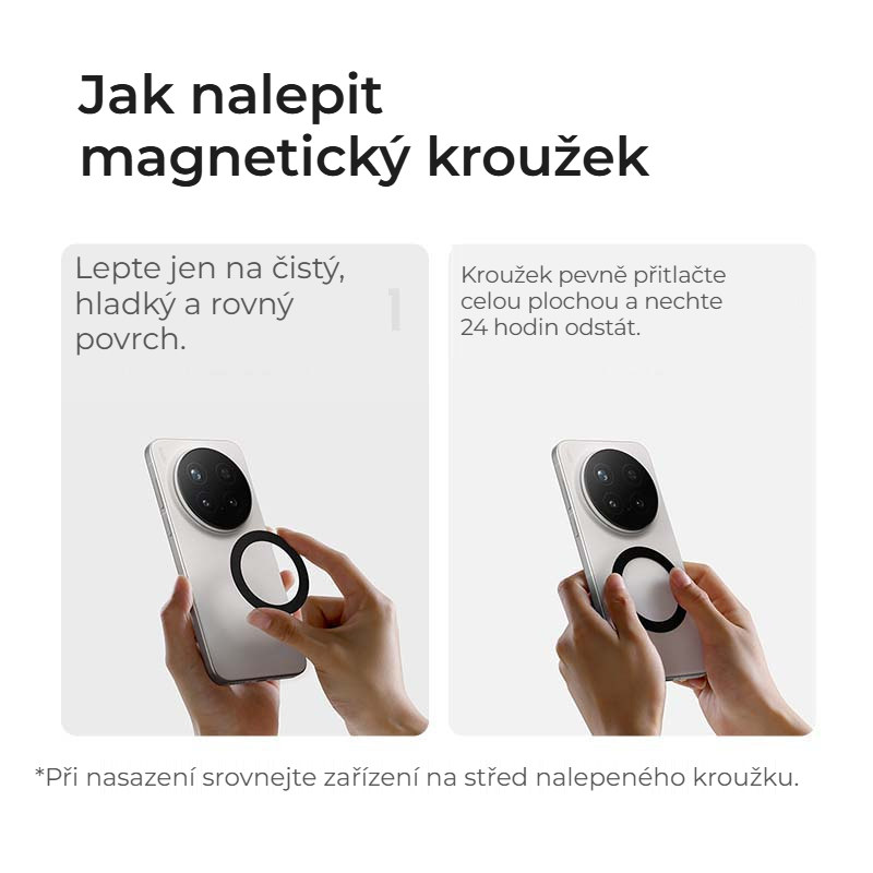 Ulanzi MA04 MagLock – Jak nalepit magnetický kroužek