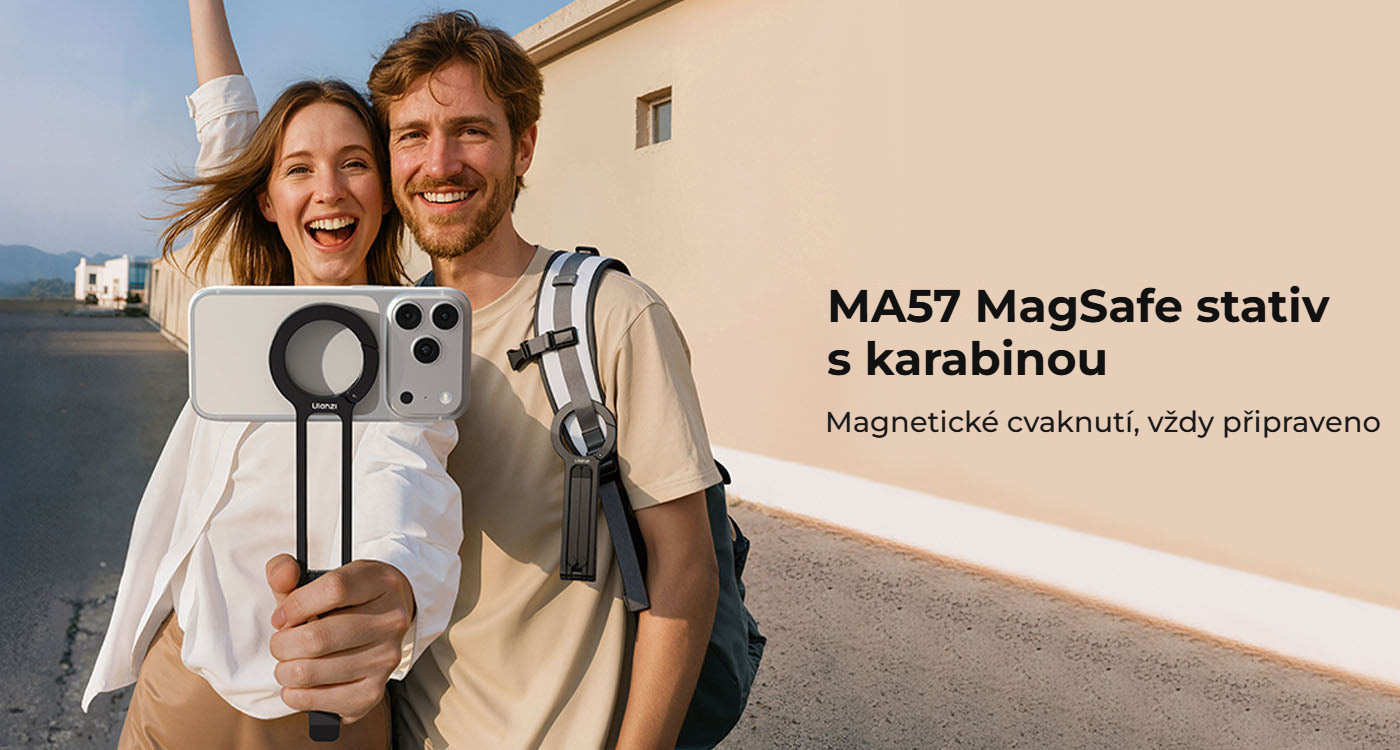 Ulanzi MA57 MagSafe stativ s karabinou