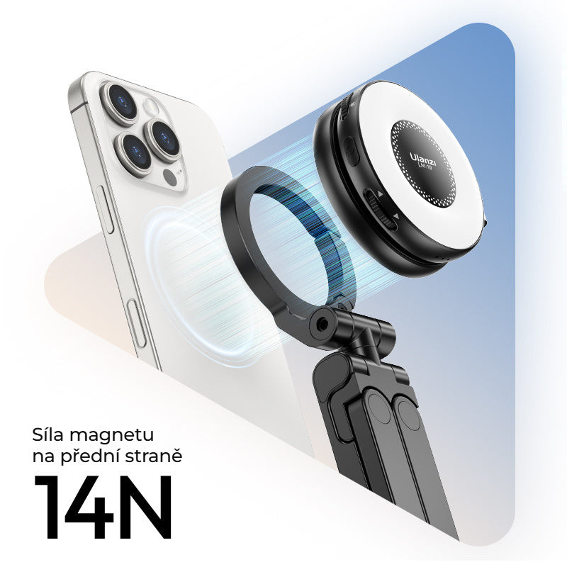 Ulanzi MA88 MagLock magnetický držák telefonu – Magnet MagLock s přítlakem 14 N